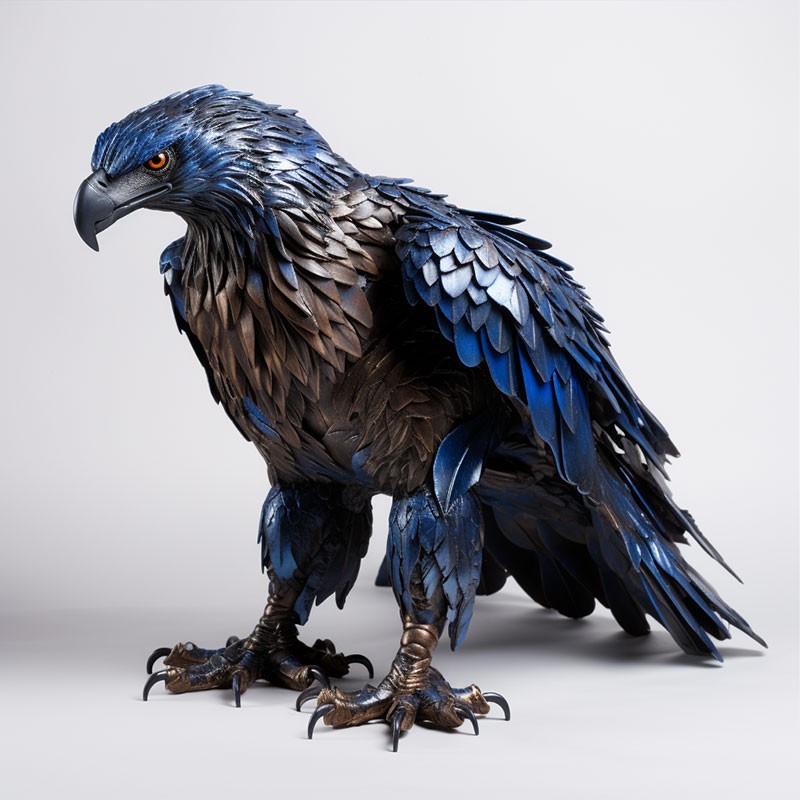 樹脂動漫手辦定制老鷹生產(chǎn)廠家手辦模型PVC立體潮流玩具擺件