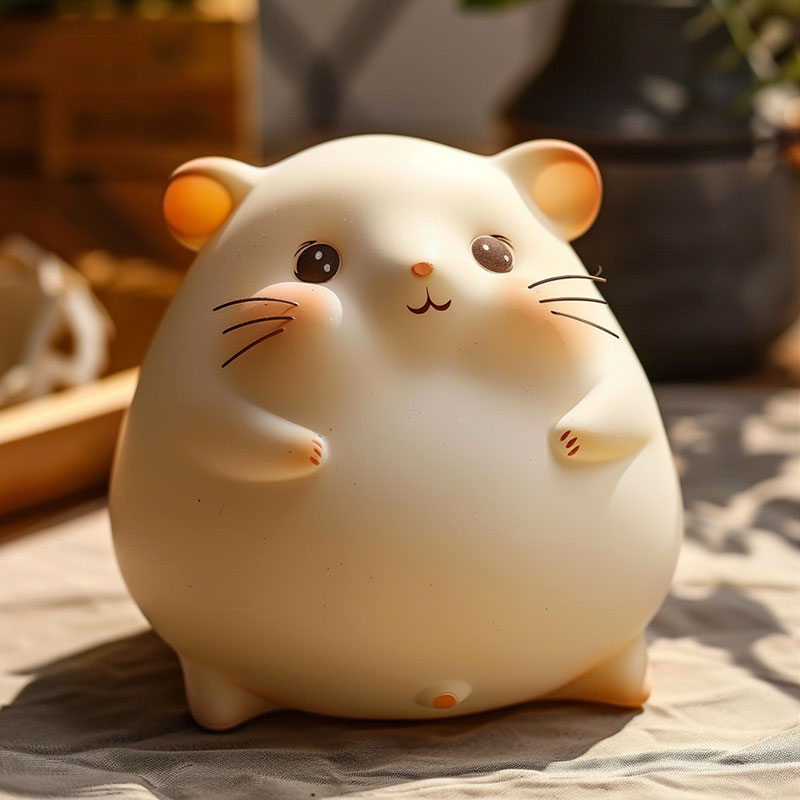 【十二生肖】慢回彈胖小鼠玩具捏捏樂(lè)解壓玩偶搪膠硅膠創(chuàng)意玩具