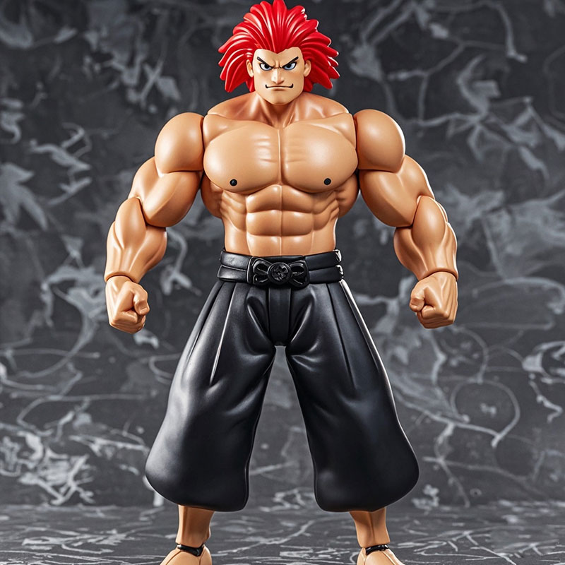 開模定制地表強(qiáng)大肌肉男可活動(dòng)關(guān)節(jié)軟硅膠背部肌肉精品手辦模型